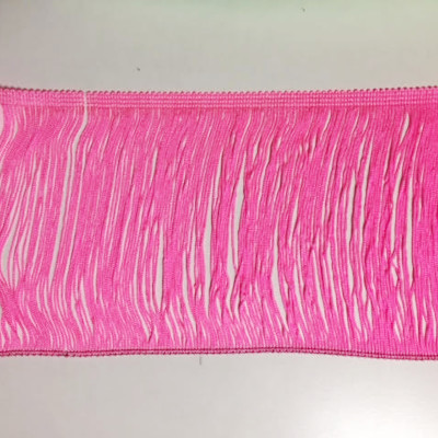 Neon színű hurkolt végű táncruha rojt 30 cm hosszú - FUXIA